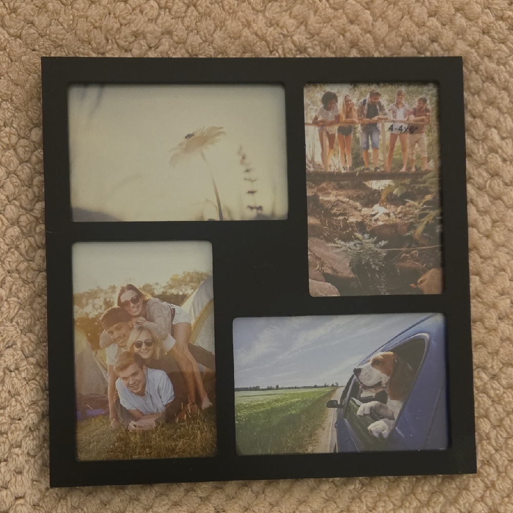 NWT Room Essentials Black Multi-Photo Frame